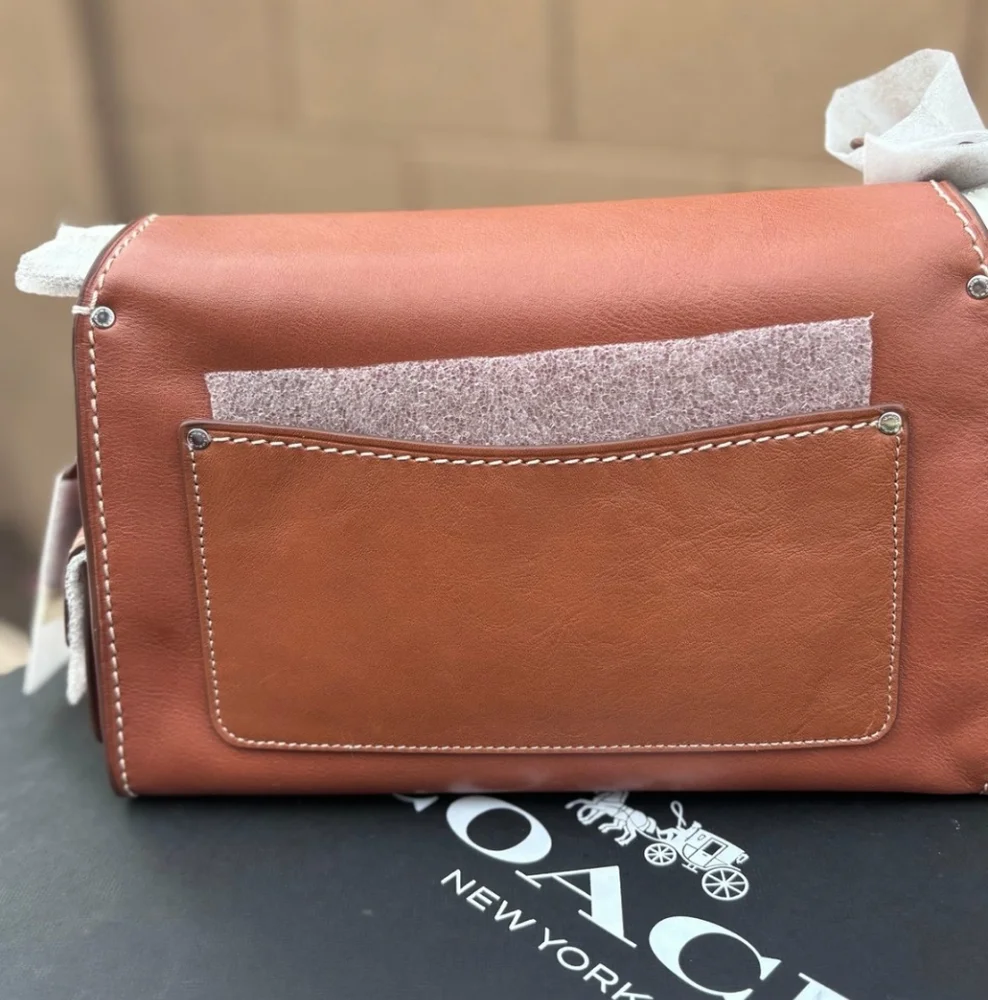 Brand NEW COACH Western Tabby In Leather Burnished Amber - Picture 3 of 5